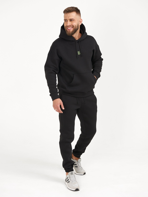 Спортивный костюм флисовый мужской Riccardo KM-HW01 XL Черный ...