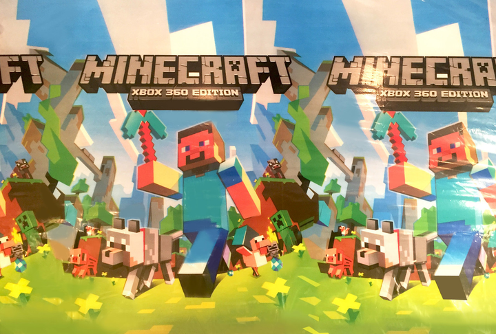 Скатертина Дитяча Поліетиленова На Стіл Майнкрафт Minecraft 180х110см - зображення 2