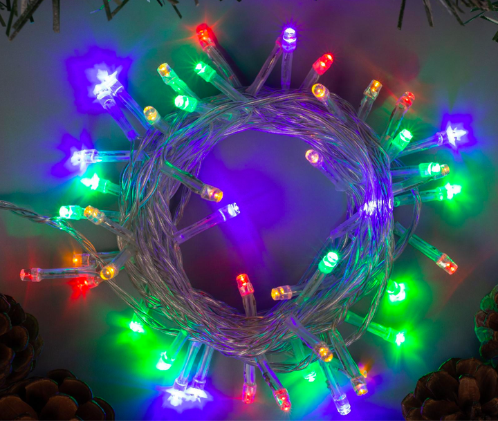 Гірлянда світлодіодна 200 LED 10 метрів Різнобарвна 01-0056 - Фото 1 Гірлянда світлодіодна 200 LED 10 метрів Різнобарвна 01-0056 - зображення 1
