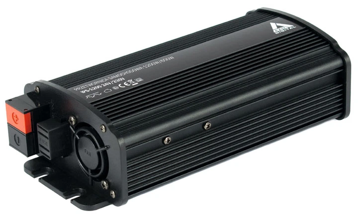 Автомобільний інвертор AZO Digital IPS-1200U 1200W з модифікованою синусоїдою 24-230V DC-AC (5903699340998) - зображення 2