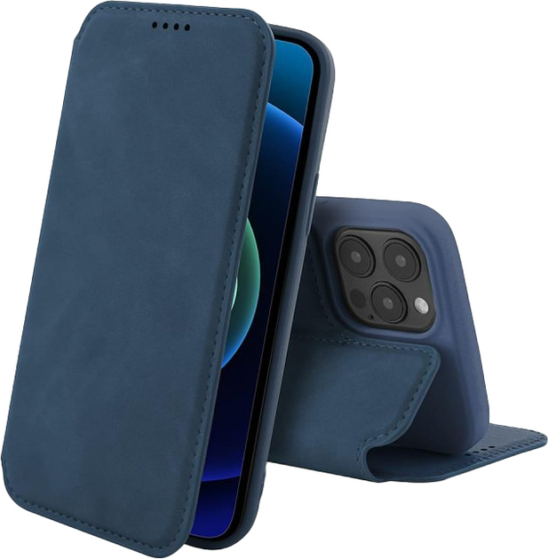 Чехол-книжка Beline Leather Book для Apple iPhone 12 mini Blue (5903657574892) - зображення 1