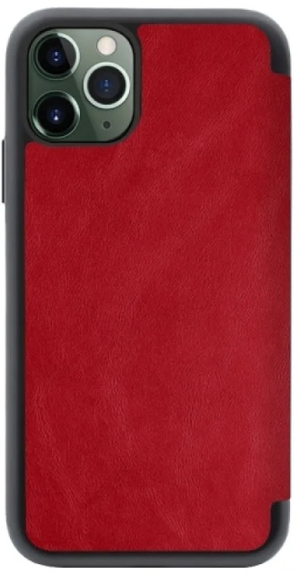 Etui z klapką Beline Leather Book do Apple iPhone 12/12 Pro Red (5903657574915) - obraz 1