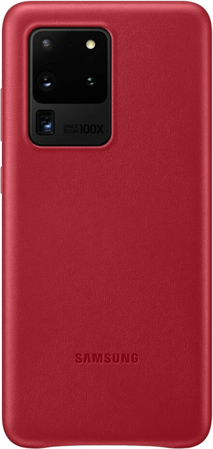 Etui z klapką Beline Leather Book do Samsung Galaxy S20 Ultra Red (5903657570290) - obraz 1