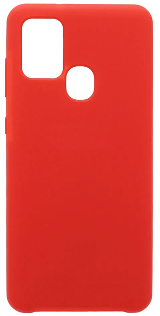 Etui plecki Beline Silicone do Samsung Galaxy A21s Red (5903657574212) - obraz 1