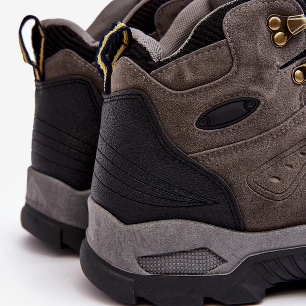 Buty trekkingowe męskie wysokie Fontanoe 41 Ciemnobrązowe (5905677969276) - obraz 5