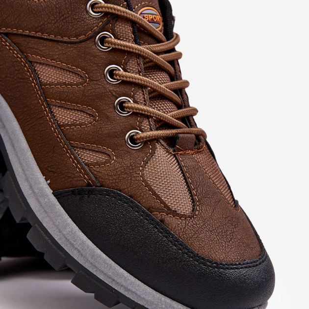 Buty trekkingowe męskie krótkie Alveze 41 Brązowe (5905677968859) - obraz 4