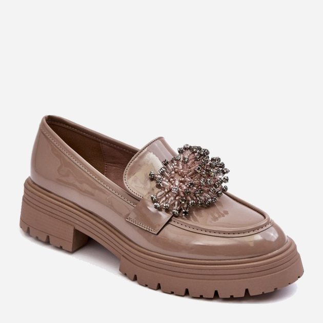 Loafersy damskie Annella 37 Beżowe (5905677955545) - obraz 2