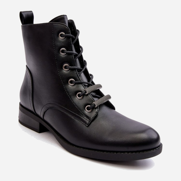 Жіночі зимові черевики високі S.Barski HY75-10 36 Чорні (5905677950168) - зображення 2