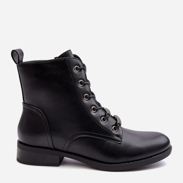 Жіночі зимові черевики високі S.Barski HY75-10 38 Чорні (5905677950083) - зображення 1