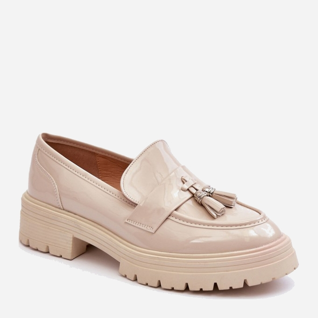 Loafersy damskie Velenase 39 Jasnobeżowe (5905677955743) - obraz 2