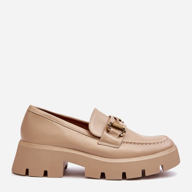 Loafersy damskie Peuria 39 Beżowe (5905677953121) - obraz 1