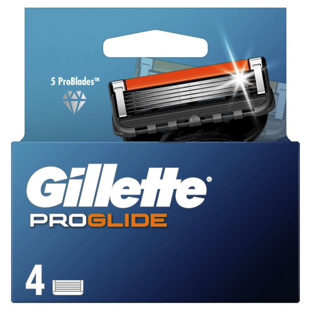 Змінні картриджі для гоління Gillette Fusion5 ProGlide 4 шт (7702018085514) - зображення 2