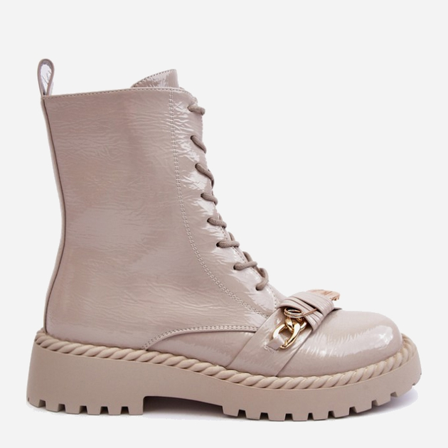 Жіночі зимові черевики високі S.Barski D&A MR870-67 41 Світло-сірі (5905677949469) - зображення 1