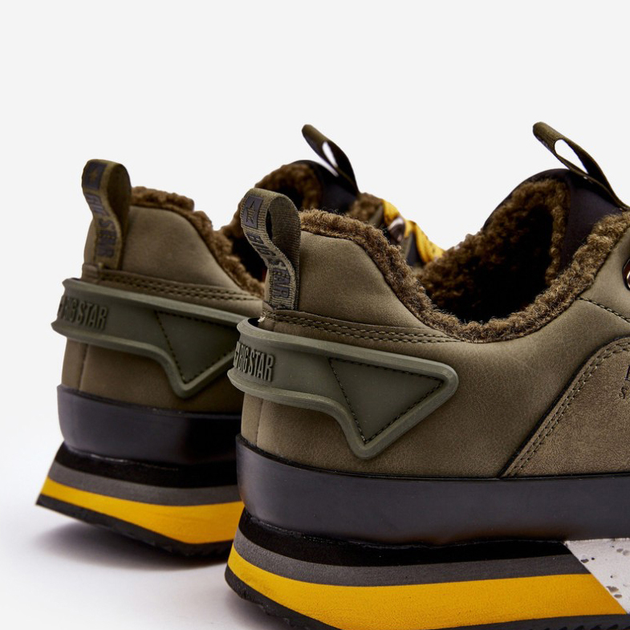 Zimowe Buty trekkingowe męskie Big Star MM174109 42 Khaki (5900714685263) - obraz 5