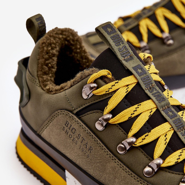 Zimowe Buty trekkingowe męskie Big Star MM174109 44 Khaki (5900714685287) - obraz 7