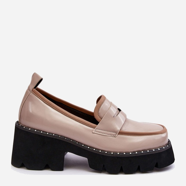 Loafersy damskie S.Barski D&A MR870-32 40 Beżowe (5905677950816) - obraz 1