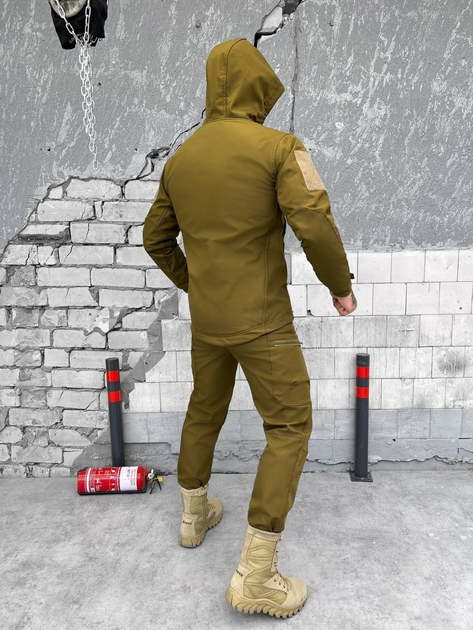 Тактический теплый военный комплект Mystery ( Куртка + Штаны ), Камуфляж: Койот, Размер: XXL - изображение 2