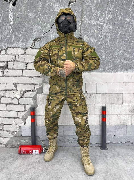 Тактичний зимовий військовий комплект Hydra ( Куртка + Штани ), Камуфляж: Мультикам, Розмір: XL - зображення 1