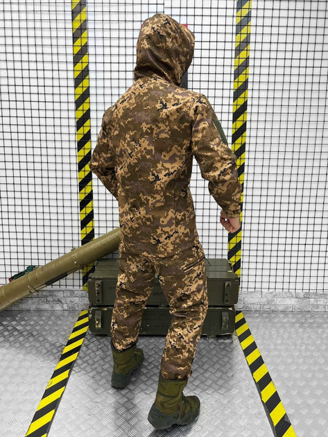 Тактичний теплий військовий комплект Aura ( Куртка + Штани ), Камуфляж: Піксель, Розмір: XXL - зображення 2