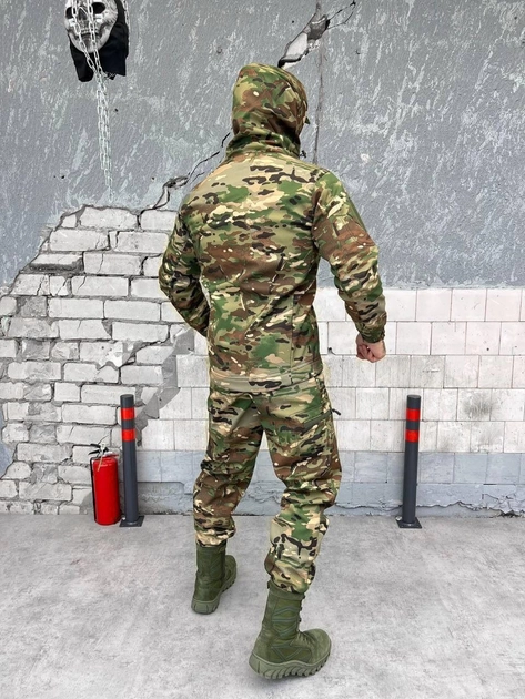 Тактический теплый военный комплект Shark ( Куртка + Флиска + Штаны ), Камуфляж: Мультикам, Размер: XL - изображение 2