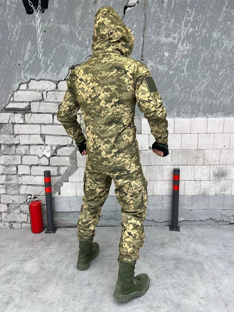 Тактический теплый военный комплект Squad ( Куртка + Штаны ), Камуфляж: Пиксель ВСУ, Размер: L - изображение 2
