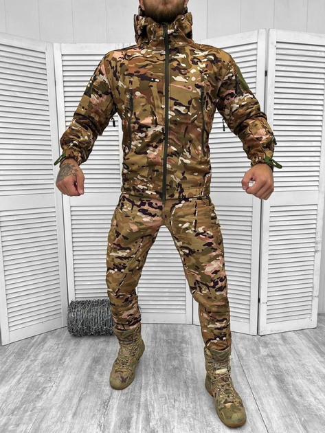 Тактический теплый военный комплект Legend ( Куртка + Штаны ), Камуфляж: Мультикам, Размер: XL - изображение 1
