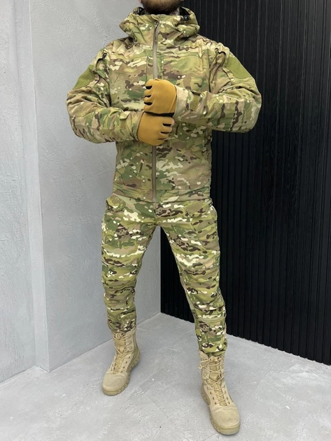 Тактичний теплий військовий комплект Rehub ( Куртка + Штани ), Камуфляж: Мультикам, Розмір: XL - зображення 1