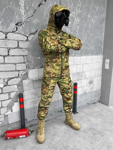 Тактический теплый военный комплект Texpl ( Куртка + Штаны ), Камуфляж: Мультикам, Размер: XXL - изображение 2