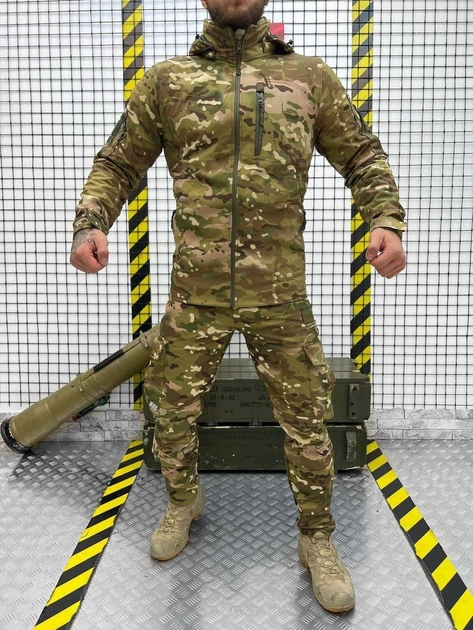 Тактичний теплий військовий комплект Mission ( Куртка + Фліска + Штани ), Камуфляж: Мультикам, Розмір: XXL - зображення 2