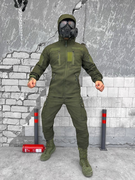 Тактический военный комплект Squad ( Куртка + Штаны ), Камуфляж: Олива, Размер: XL - изображение 1