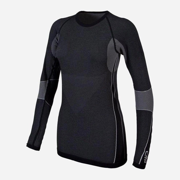 Термореглан CMP WOMAN SEAMLESS SWEAT 38/40 Чорний 3Y96804-U901 - изображение 3