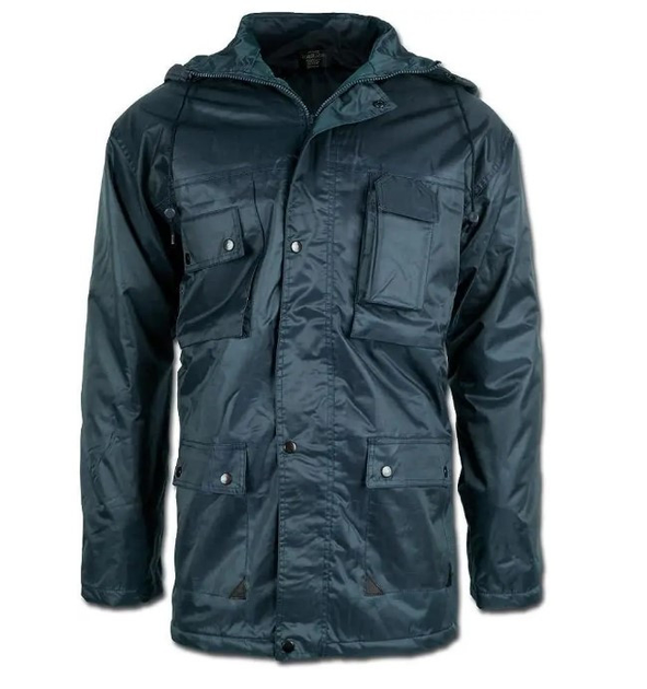 Куртка парка тактическая с капюшоном Mil-Tec Dubon Dark Navy Blue 10150003-S - изображение 1