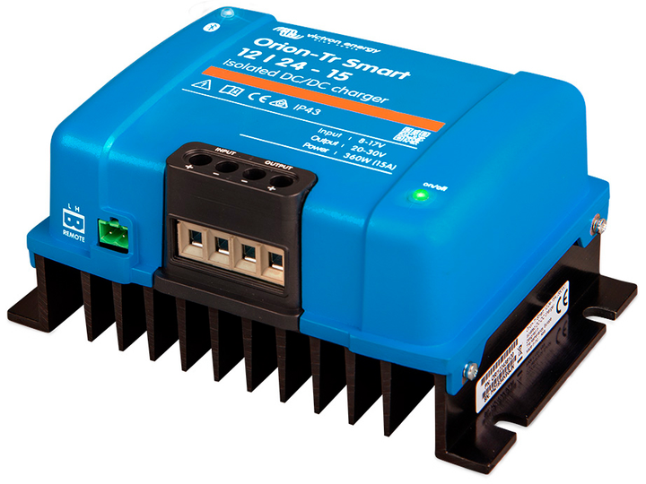 Konwerter samochodowy Victron Energy Orion-Tr Smart 360W 12/24-15A DC-DC izolowany (8719076047704) - obraz 4