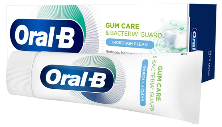 Зубна паста Oral-B Gum Care Bacteria Guard Toothpaste 75 мл (8006540425169) - зображення 1