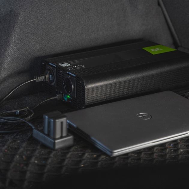Інвертор Greencell 12В/230В 2000Вт/4000Вт Модифікована синусоїда (INV10) - зображення 9