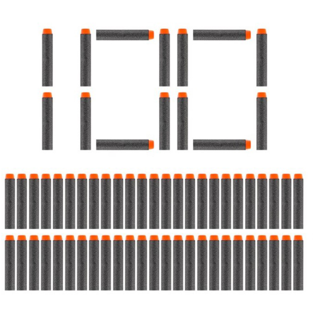 Патрони BauTech для бластерів Hasbro NERF 100 шт Сірий (1012-998-00) - зображення 3
