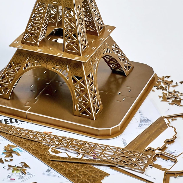 Пазлы 3D Эйфелева башня 66 деталей (1012-995-00) – игрушки с