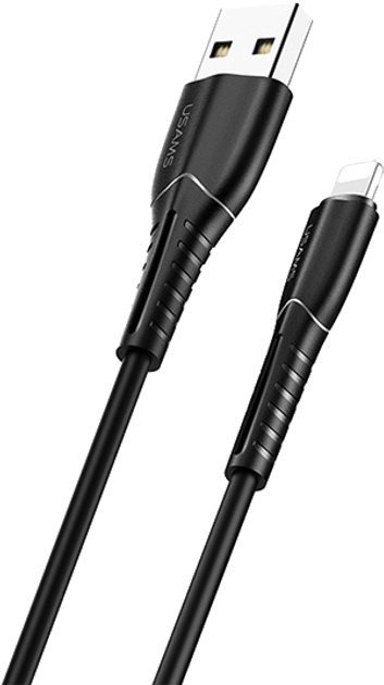 Kabel Usams U35 US-SJ364 USB - Lighting 1 m czarny (6958444981086) - obraz 1