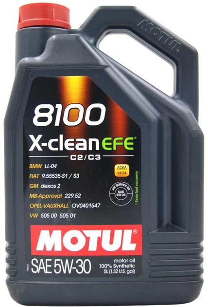 Olej silnikowy Motul 8100 X-Clean EFE 5W-30 5 l (3374650293257) - obraz 1