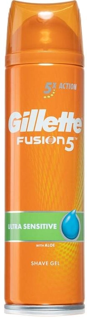 Żel do golenia Gillette Fusion5 Ultra Sensitive 200 ml (7702018617098) - obraz 1