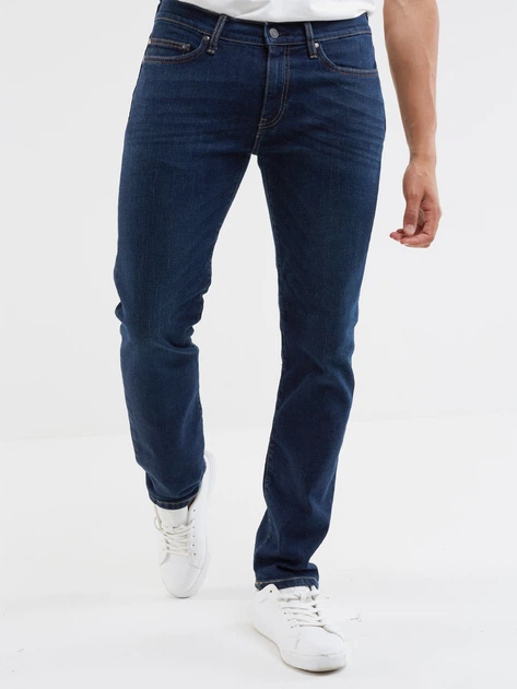 Jeansy slim fit męskie Big Star 110263 528 W31L34 Dark Jeans (5901437550166) - obraz 1