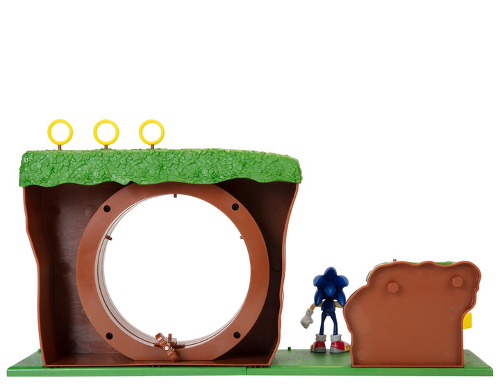 Ігровий набір Jakks Pacific Sonic The Hedgehog Green Hill Zone з фігуркою Sonic 1 шт (192995403932) - зображення 6