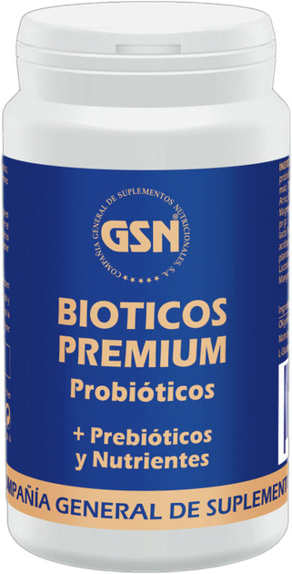 Prebiotyki Gsn Bioticos Premium 30 caps (8426609020638) - obraz 1