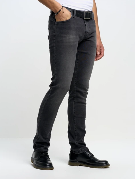 Jeansy slim fit męskie Big Star Martin 953 W36-L36 Czarne (5900714526962) - obraz 4