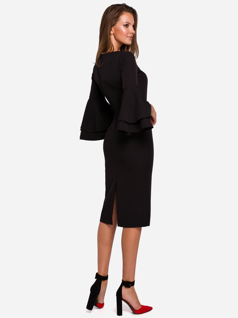 Сукня жіноча Makover K002 XL Чорна (5903068457227) - зображення 2