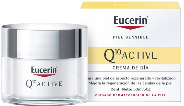 Крем для обличчя Eucerin Day Cream Q10 Active For Dry Skin 50 мл (4005800134524) - зображення 1