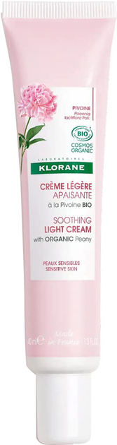 Крем для обличчя Klorane Peony Light Cream 40 мл (3282770153897) - зображення 1