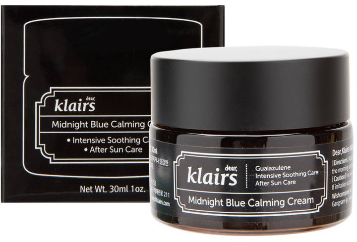Крем для обличчя Dear Klairs Midnight Blue Calming Cream 30 мл (8809115027092) - зображення 1