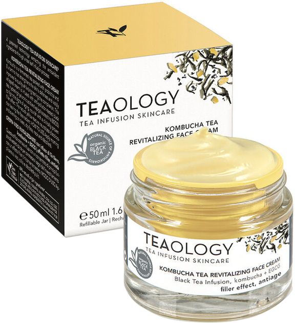 Крем для обличчя Teaology Kombucha Tea Revitalizing Face Cream 50 мл (8050148505051) - зображення 1