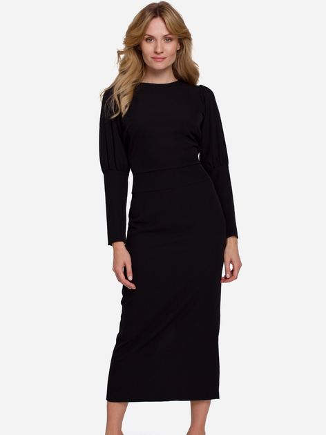 Сукня жіноча Makover K079 XXL Чорна (5903068495311) - зображення 1